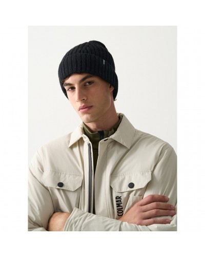 Colmar Unisex Rib-Kinit Hat, Black (One Size Fits All)