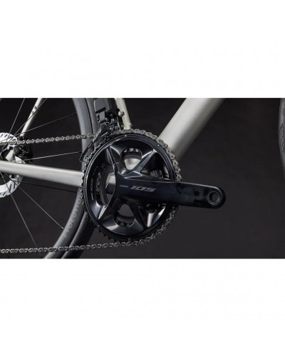 Cube Attain C:62 SLX Shimano 105 Di2 12sp, Sleekgrey/Prism (2026)