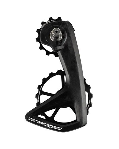 CeramicSpeed Gabbia Cambio OSPW RS 5 Pulegge Oversize 12v Shimano Dura-Ace 9250/Ultegra 8150, Nero