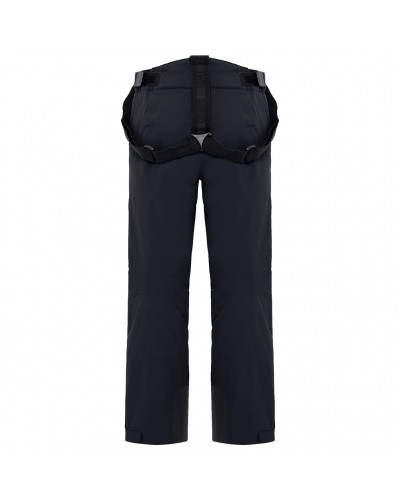 Colmar Men's Padded Ski Salopette with Recco Reflector, Black