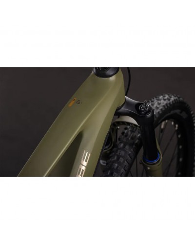 Cube Stereo Hybrid One44 Pro 800 e-MTB Shimano XT 12sp Bosch CX 800Wh, Dustyolive/Gold