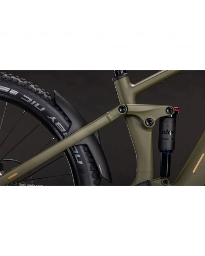Cube Stereo Hybrid One44 Pro 800 e-MTB Shimano XT 12sp Bosch CX 800Wh, Dustyolive/Gold