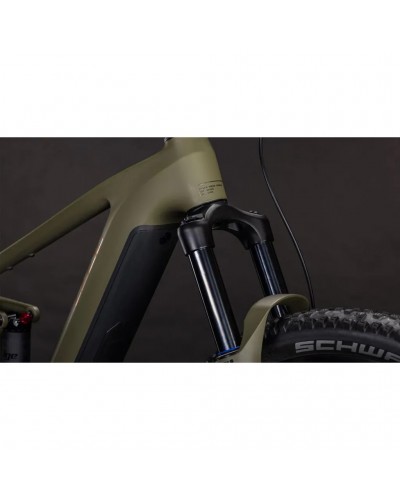 Cube Stereo Hybrid One44 Pro 800 e-MTB Shimano XT 12v Bosch CX 800Wh, Dustyolive/Gold