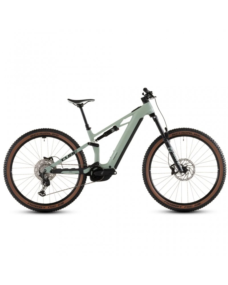 Cube Stereo Hybrid One44 HPC Race 800 29" e-MTB Shimano XT 12v Bosch CX 800Wh, Driedherbs/Black