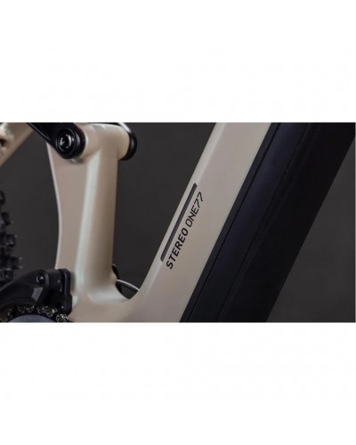 Cube Stereo Hybrid One77 HPC SLX 800 27.5"/29" e-MTB Shimano XT 12v Bosch CX 800Wh, Glintsand/Black