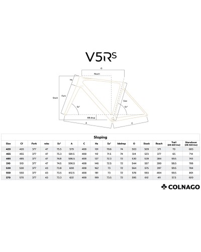 Colnago V5RS Disc Frame Kit - VRBK