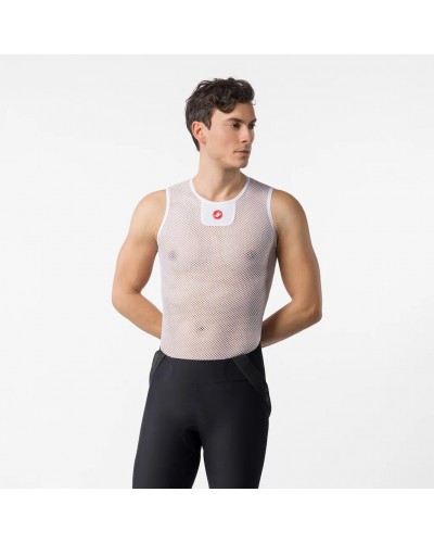Castelli Core Mesh 3 Men's Sleeveless Cycling Jersey, White