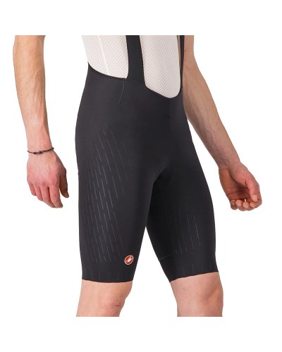 Castelli Free Aero Race S Bibshort Rosso Corsa Salopette Corta Uomo, Nero (Fondello X2 Air)