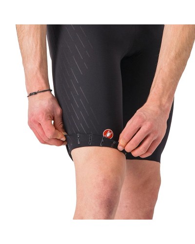 Castelli Free Aero Race S Bibshort Rosso Corsa Salopette Corta Uomo, Nero (Fondello X2 Air)