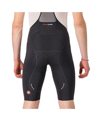 Castelli Free Aero Race S Bibshort Rosso Corsa Salopette Corta Uomo, Nero (Fondello X2 Air)