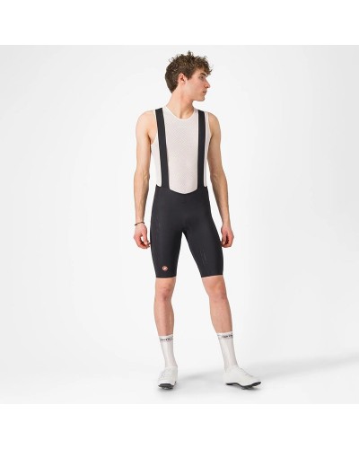 Castelli Free Aero Race S Bibshort Rosso Corsa Salopette Corta Uomo, Nero (Fondello X2 Air)