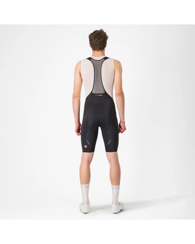 Castelli Free Aero Race S Bibshort Rosso Corsa Salopette Corta Uomo, Nero (Fondello X2 Air)