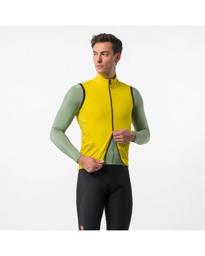 Castelli Perfetto Air Rosso Corsa Gilet Uomo, Mango Mojito