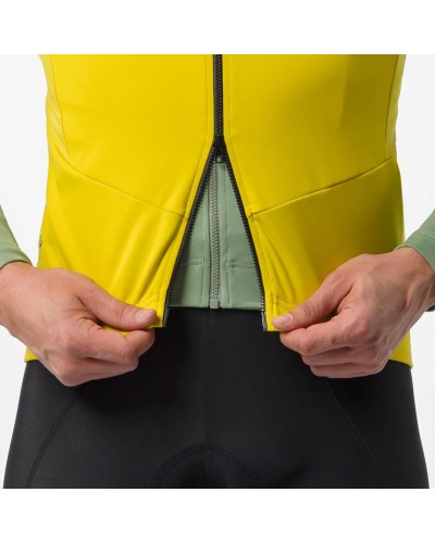Castelli Perfetto Air Rosso Corsa Gilet Uomo, Mango Mojito