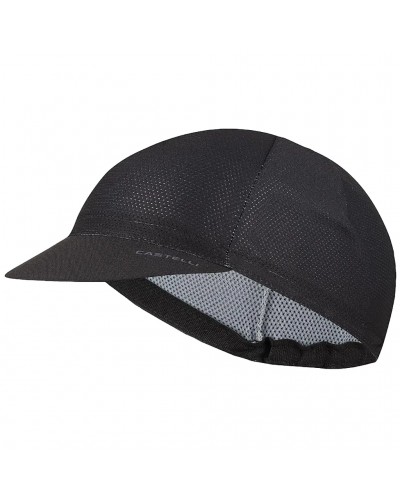 Castelli Espresso 2 Cycling Cap, Light Black (One Size Fits All)