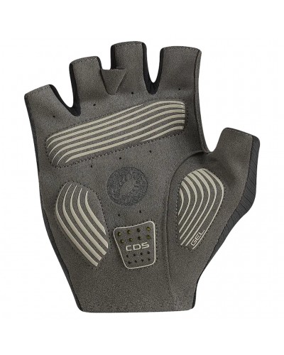 Castelli Espresso Cycling Short Fingers Gloves, Light Black
