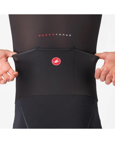Castelli Sanremo S Speed Suit Rosso Corsa Ciclismo Uomo, Nero (Fondello Progetto X2 Air Seamless)