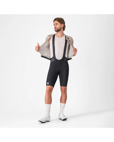 Castelli Endurance 4 Salopette Corta Uomo, Nero (Fondello Progetto X2 Air Seamless)