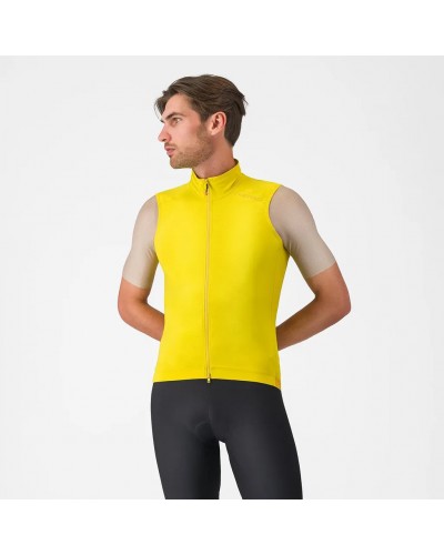 Castelli Espresso 2 Gilet Comprimibile Antivento Uomo, Mango Mojito