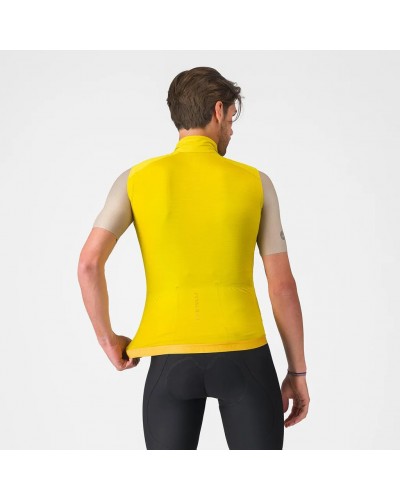 Castelli Espresso 2 Gilet Comprimibile Antivento Uomo, Mango Mojito