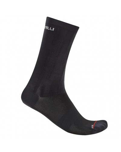 Castelli Aero Race Pro 20 Rosso Corsa Cycling Socks, Black