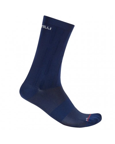 Castelli Aero Race Pro 20 Rosso Corsa Cycling Socks, Belgian Blue