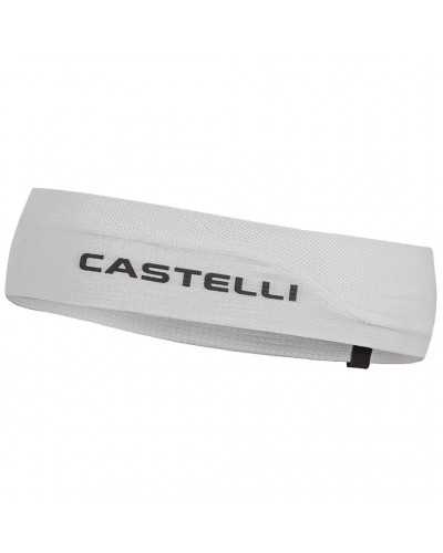 Castelli Fascia Testa Estiva Ciclismo, Bianco (Taglia Unica)