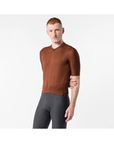 Castelli Espresso 2 Men's Short Sleeve Cycling Jersey, Deep Mocha