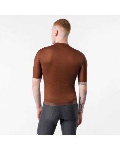 Castelli Espresso 2 Men's Short Sleeve Cycling Jersey, Deep Mocha