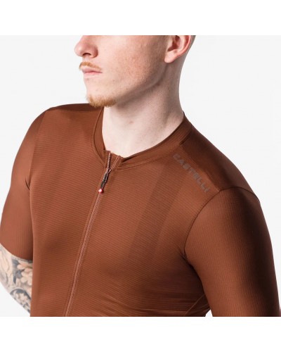 Castelli Espresso 2 Men's Short Sleeve Cycling Jersey, Deep Mocha