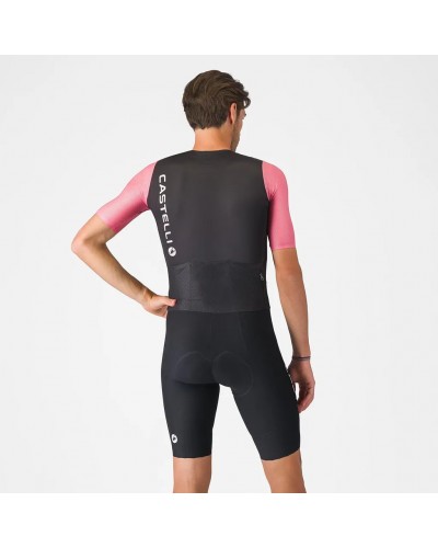 Castelli Saturday Morning Men's Cycling Skin Suit, Black (Progetto X2 Air Seamless Pad)