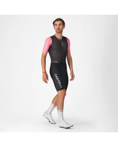 Castelli Saturday Morning Men's Cycling Skin Suit, Black (Progetto X2 Air Seamless Pad)
