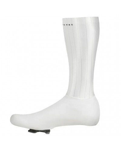 Castelli Fast Feet 4 TT Rosso Corsa Copriscarpe Ciclismo, Bianco