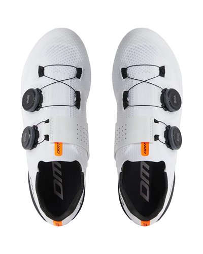 DMT SH10 Men's Road Cycling Shoes, White/Black