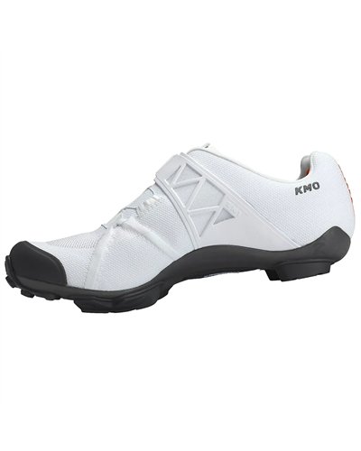 DMT KM0 Men's MTB XC/Marathon Cycling Shoes, White/Silver