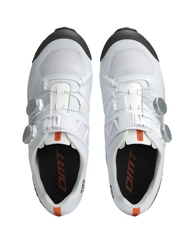 DMT KM0 Men's MTB XC/Marathon Cycling Shoes, White/Silver