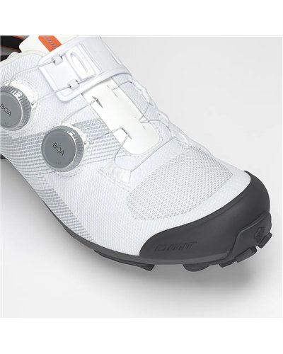DMT KM0 Men's MTB XC/Marathon Cycling Shoes, White/Silver