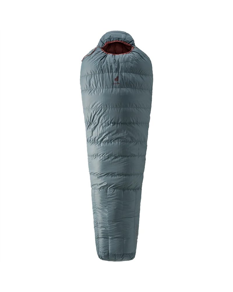 Deuter Astro Pro 400 SL RDS Sleeping Bag Regular - Left, Teal/Redwood