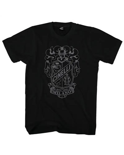 Cinelli Crest T-Shirt, Black