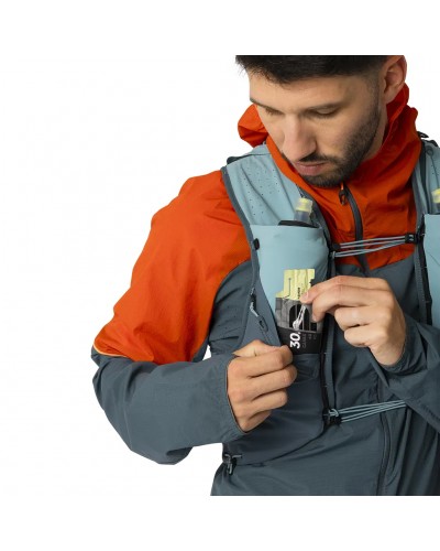 Dynafit Alpine 15 Trail Running Vest, Smoke Blue/Cinder (2 500 ml Soft Flask Included)
