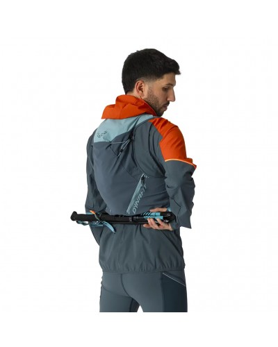 Dynafit Alpine 15 Trail Running Vest, Smoke Blue/Cinder (2 500 ml Soft Flask Included)