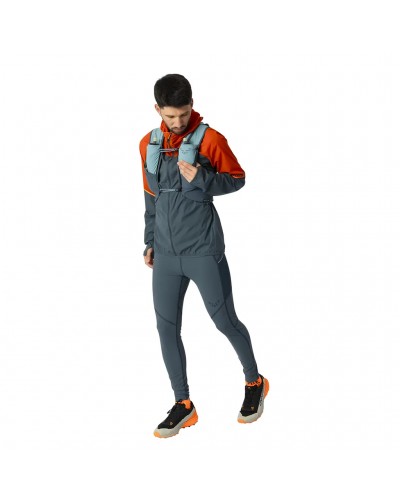 Dynafit Alpine 15 Trail Running Vest, Smoke Blue/Cinder (2 500 ml Soft Flask Included)
