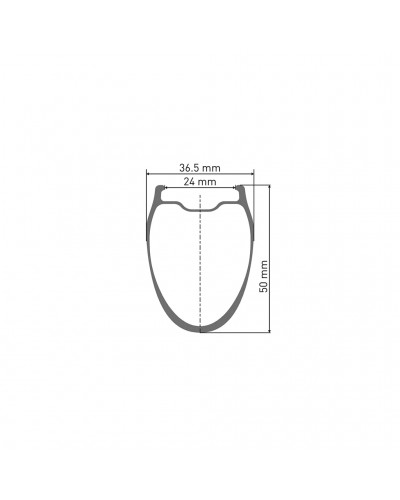 DT Swiss GRC 1100 DICUT DB 50 Center Lock - Wheelset