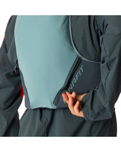 Dynafit Alpine 8 Trail Running Vest, Smoke Blue/Cinder (2 500 ml Soft Flask Included)