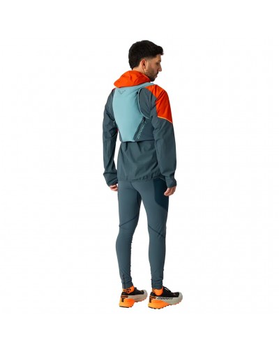 Dynafit Alpine 8 Trail Running Vest, Smoke Blue/Cinder (2 500 ml Soft Flask Included)