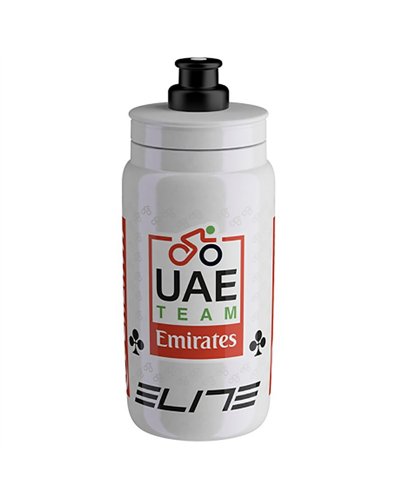 Elite Fly Team 2026 UAE Team Emirates Borraccia 550ml, Bianco Perla