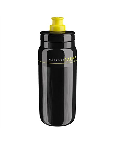 Elite Fly Team 2026 Tour de France Maillot Jaune Water Bottle 550ml, Black