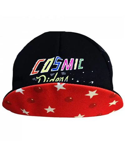 Cinelli Sergio Mora Cosmic Riders Black Cycling Cap (One Size Fits All)