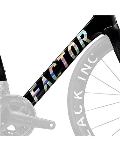 Factor Ostro VAM Disc Frameset - CeramicSpeed Bottom Bracket, Black/Chrome