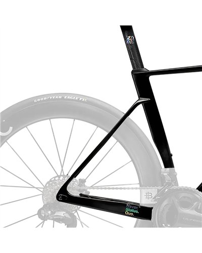 Factor Ostro VAM Disc Frameset - CeramicSpeed Bottom Bracket, Black/Chrome